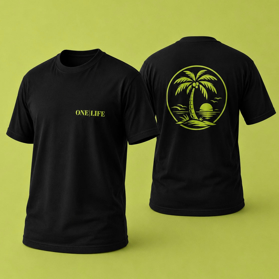 T-shirt ONE | LIFE – Vert