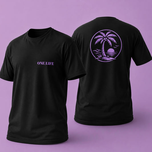 T-shirt ONE | LIFE – Violet