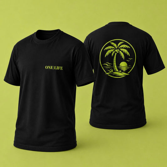 T-shirt ONE | LIFE – Vert
