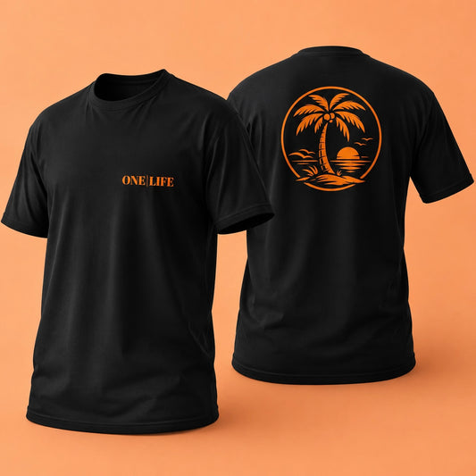T-shirt ONE | LIFE – Orange